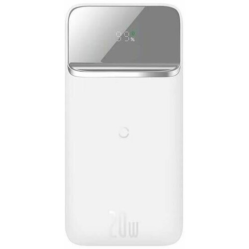 Портативный магнитный аккумулятор BASEUS Magnetic Wireless 10000 mAh PD 20WQi 15W Белый PPCX010202 489400₽