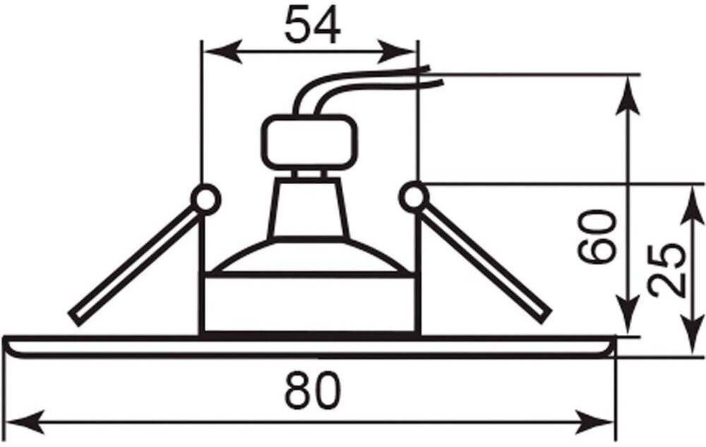 Встраиваемый светильник Feron GSM392 28339 - фотография № 2