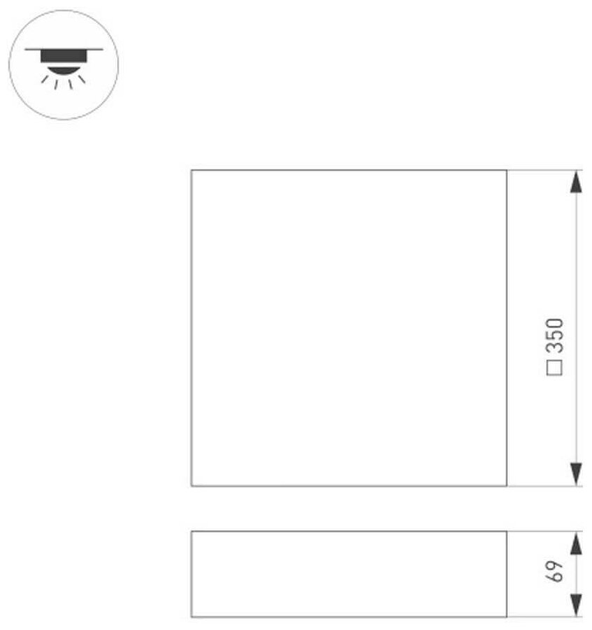 Светильник SP-QUADRO-S350x350-30W Warm3000 (WH, 120 deg, 230V) (Arlight, IP40 Металл, 3 года) - фотография № 8