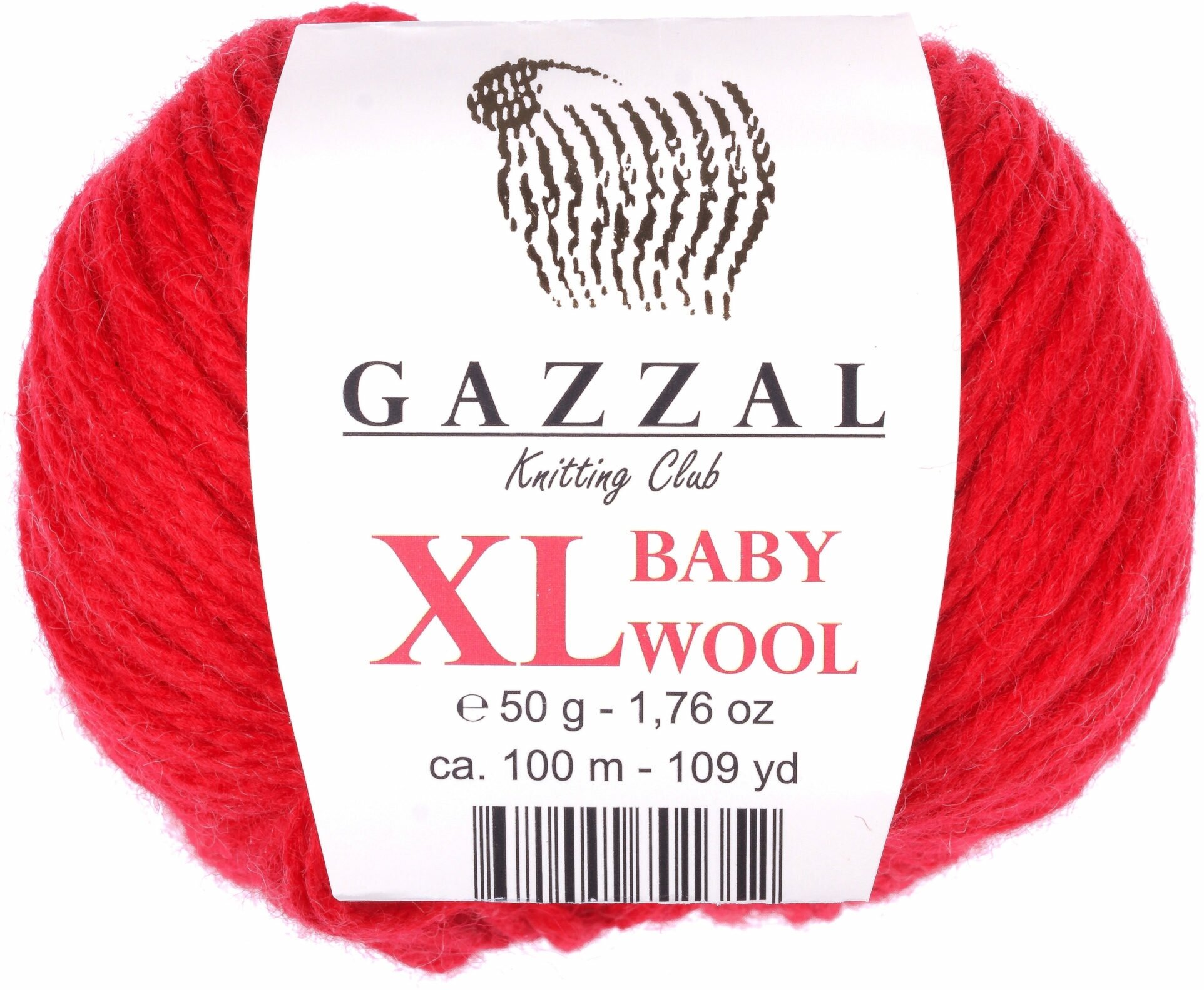 Пряжа GAZZAL Baby Wool XL 40 % мериносовая шерсть 20 % кашемир 40 % акрил 50 г