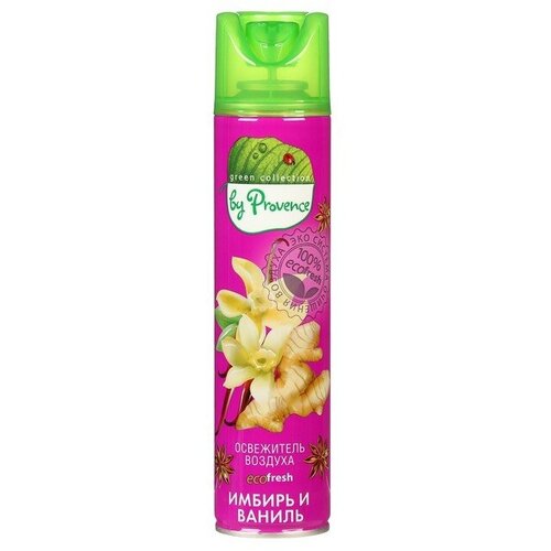 Освежитель воздуха в аэрозольной упаковке серии «Green collection by Provence» Имбирь и ван