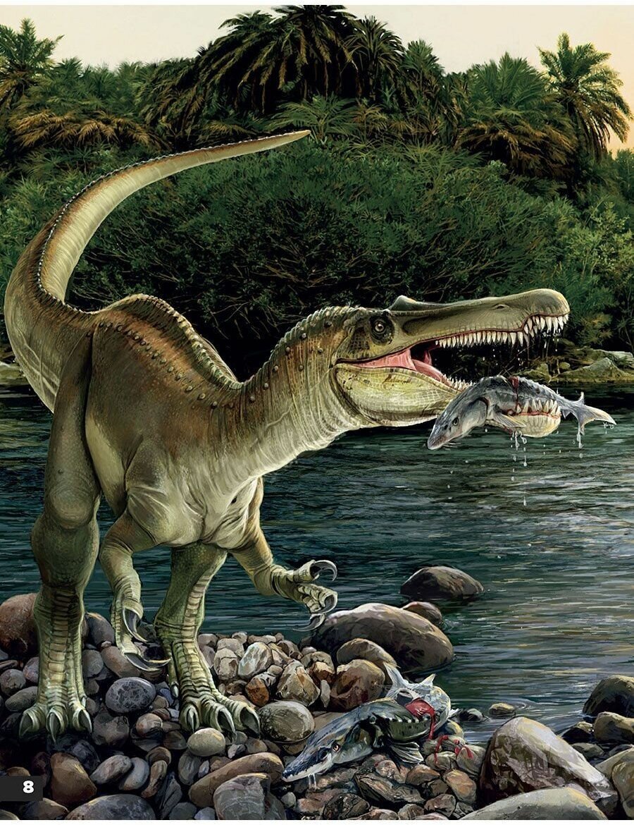 Динозавры.Битвы на берегу: саркозух, игуанодон, спинозавр - фото №7