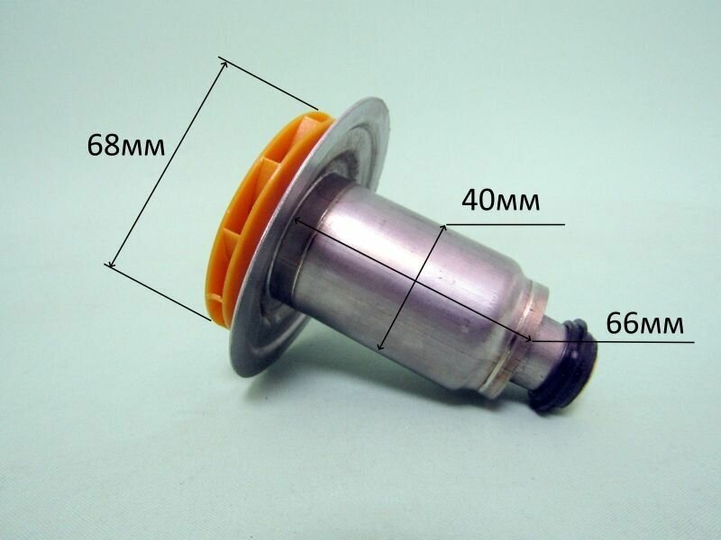PPR-W21CCW-40-02 Втулка ротор насоса (против часовой стрелки) аналог WILO 12/6, 15/6 (втулка 40мм, колесо 68/21мм)
