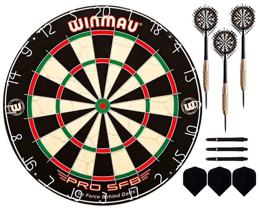 Комплект для игры в Дартс Winmau S300 (начальный уровень)