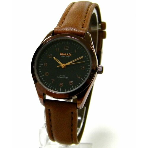 фото Наручные часы omax, коричневый, черный