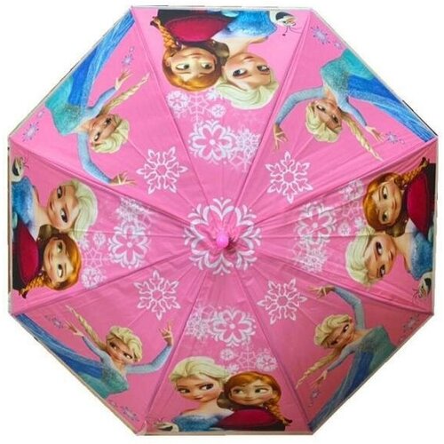 Зонт-трость розовый зонт трость rain lucky 922 4 lacy детский со свистком