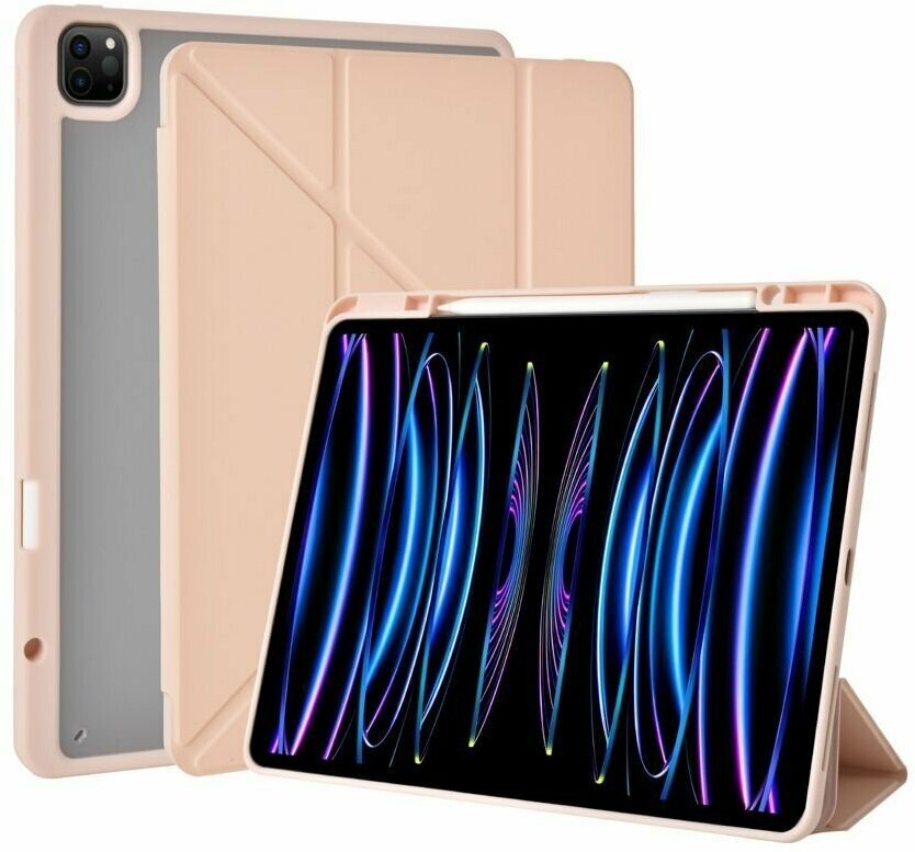 Чехол для планшета WiWU JD-103 Defender Smart Cover для Apple iPad (10-го поколения) 10.9 дюймов 2022 года - Розовый