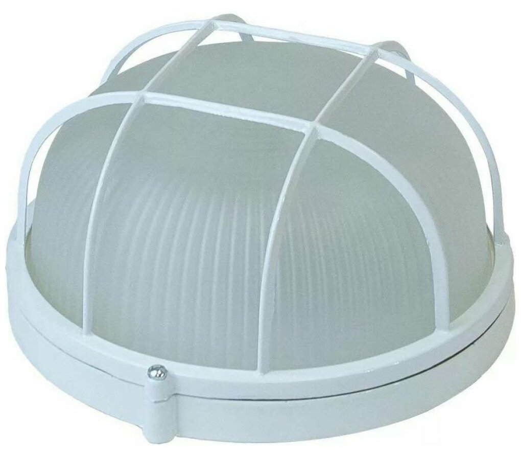 фото Светильник ЖКХ GAUSS НБП IP54 190*176*90 круг с решеткой под лампу Е27 max 60W, 1/10