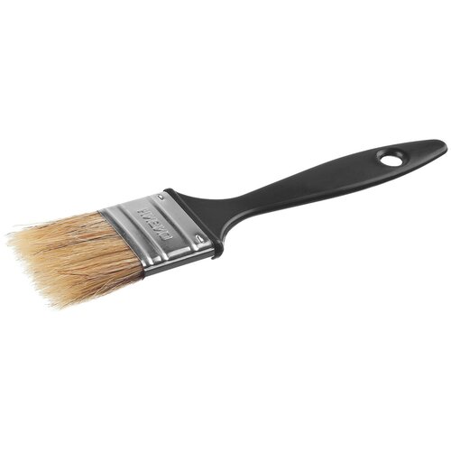 Кисть плоская СИБИН пластиковая ручка светлая смешанная щетина 38мм 598₽