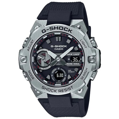 Наручные часы CASIO G-Shock, черный, серебряный наручные часы casio gst s100g 1aer