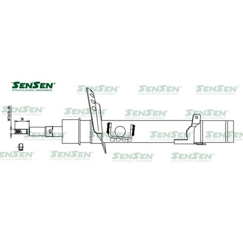 Амортизатор Перед. Прав. Газ Land Rover Freelander 2 (Fa) Sensen арт. 42141491