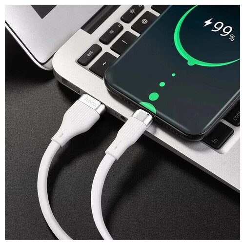 Кабель USB HOCO U72 Forest, USB - MicroUSB, 2.4А, 1.2 м, белый кабель usb hoco u72 forest usb microusb 2 4а 1 2 м белый