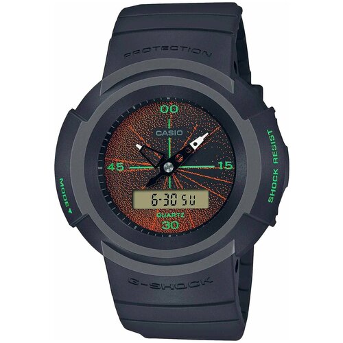 Часы наручные мужские Casio G-SHOCK AW-500MNT-1A Противоударные Водонепроницаемые Оригинальные с гарантией