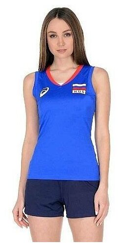 Волейбольная майка Asics Russia Sleeveless Tee (Women) Артикул 156871 23RUS 