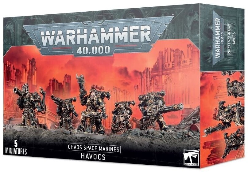 Миниатюры Games Workshop Warhammer 40,000: Chaos Space Marines Havocs 43-61