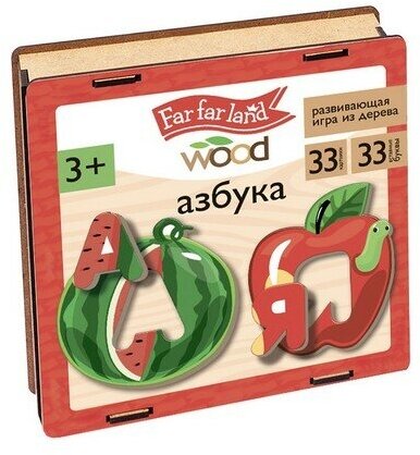 Игра развивающая «Азбука деревянная» Far far land Wood