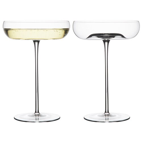 Креманка для шампанского и мороженого выдувное стекло Celebrate, 230 мл, набор из 2 шт, Liberty Jones, PS_LJ_CB_CRGLS_230-2