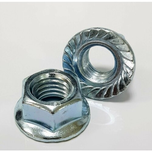 Гайка с фланцем М8 DIN6923 гайка фланцевая 100 шт