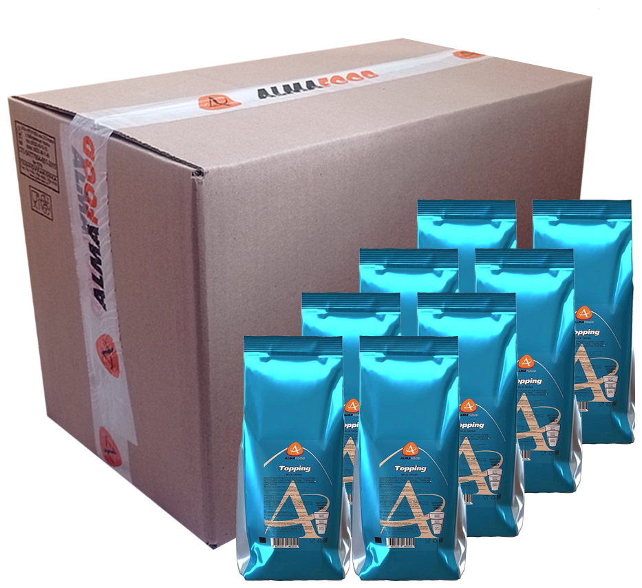 Молочный топпинг ALMAFOOD MILK DRINK, коробка, 8 шт / 8 кг