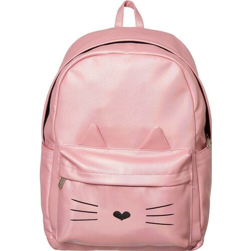 №1 School Kitty (1471171/1471172), розовый рюкзак 1school kitty black экокожа черный