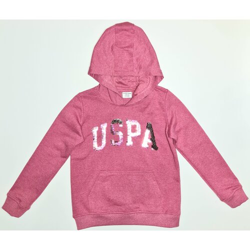 Худи с пайетками для девочек U.S. POLO ASSN. 7-8 (122-128)