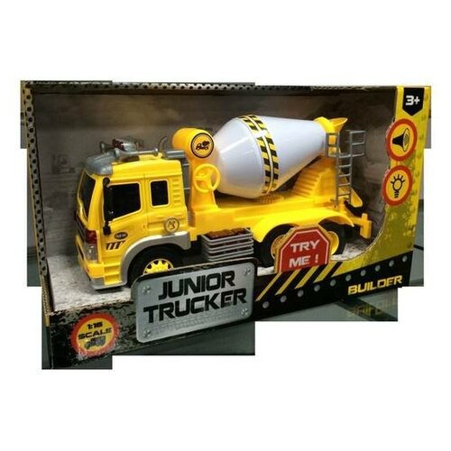 Бетономешалка 1:16, инерционная, световые и звуковые эффекты