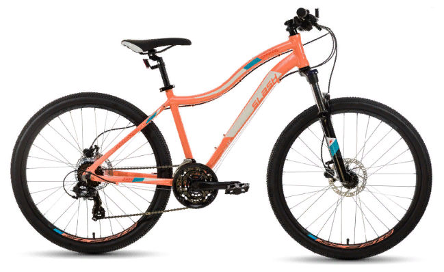 Женский велосипед Slash Eva 3.0 (2021) 18" Оранжевый (165-182 см)