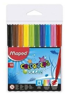 Maped Фломастеры "Color peps ocean", 10 цветов