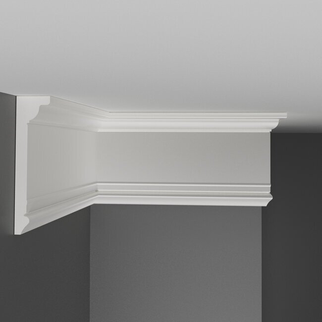 фото Плинтус потолочный Decomaster D227, 1шт (длина 2м)