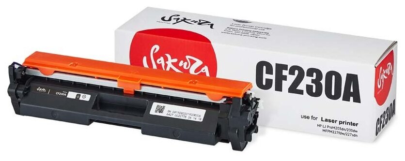 Картридж CF230A для HP LaserJet M227sdn, M227fdn, M227fdw, Canon 051 MF269dw, MF264dw Sakura