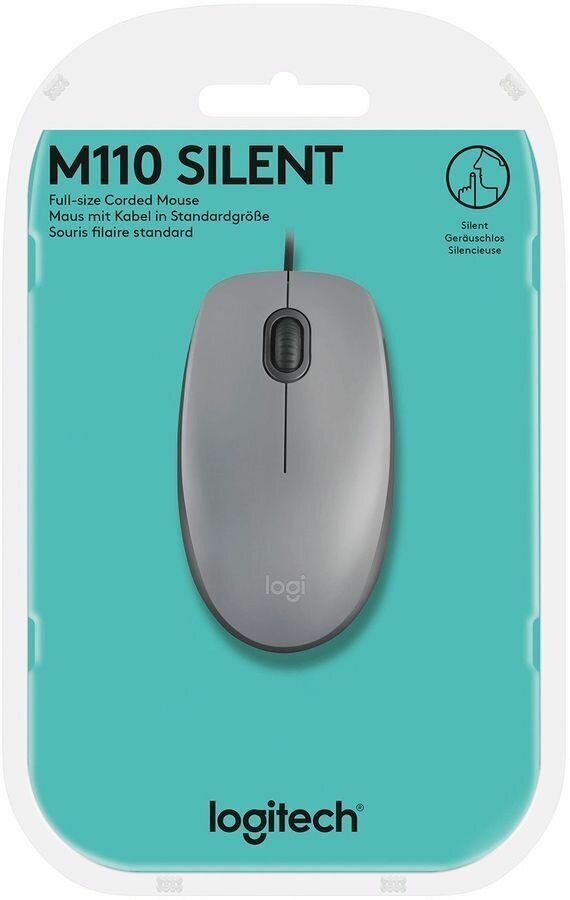 Мышь проводная Logitech - фото №16