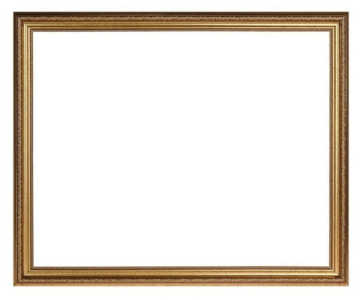 Рама для картин (зеркал) 40 х 50 х 3.3 см, пластиковая, Dorothy золотая Calligrata 3845407