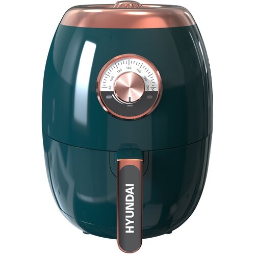 Грили аэрогрили вафельницы орешницы и прочее HYUNDAI Аэрогриль Hyundai HYF-3553 1350Вт темно-зеленыйзолотистый 586000₽