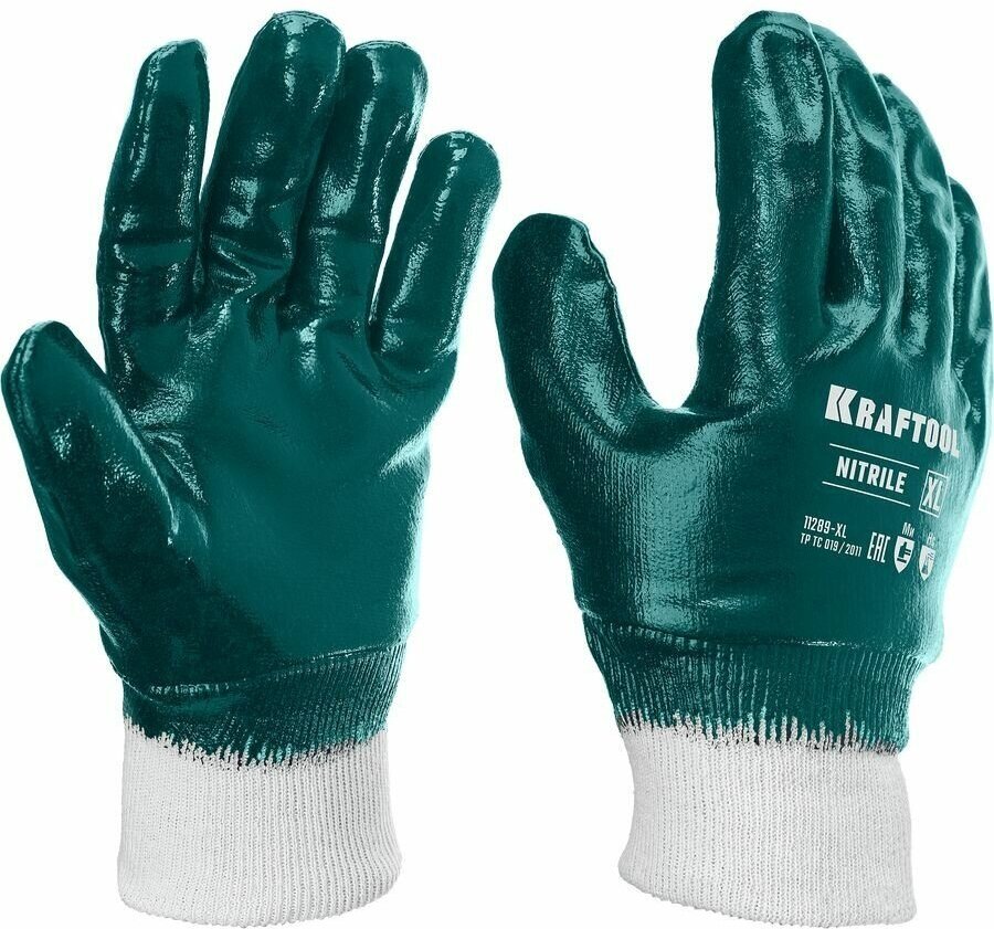 Особо прочные перчатки с манжетой KRAFTOOL 11289-XL