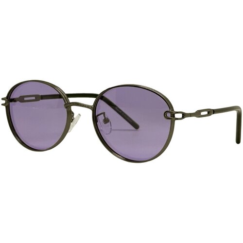 фото Солнцезащитные очки santarelli, овальные, оправа: металл, с защитой от уф, поляризационные, фотохромные, для женщин, фиолетовый
