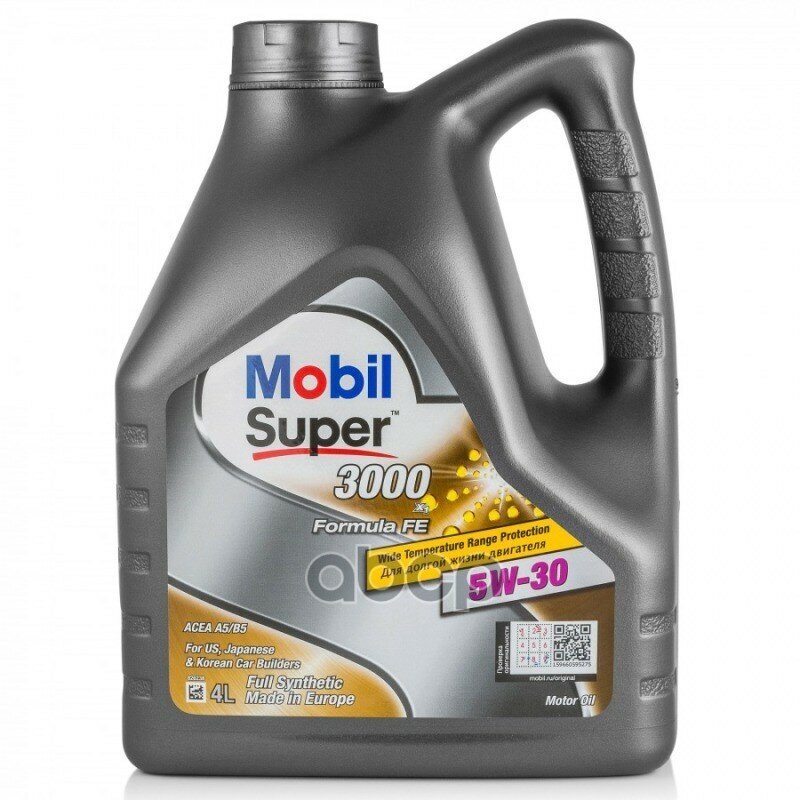 Mobil "Super 3000 X1 Formula Fe 5W30 4L"