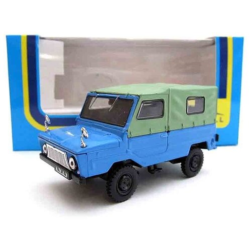 Сувенирная модель ЛуАЗ-969 Волынь зелено-голубой 1:43