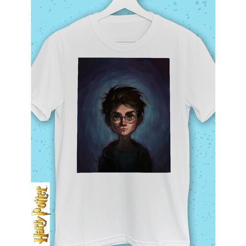 фото Футболка hilari, размер 50, белый, черный