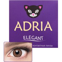 Контактные линзы цветные ADRIA, Adria Elegant color, Квартальные, BROWN, -7,00 / 14,2 / 8,6 / 2 шт.