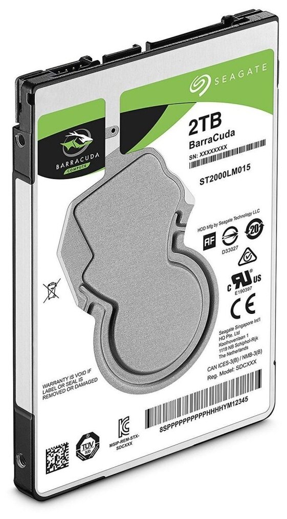 Жесткий диск Seagate BarraCuda 2Tb ST2000LM015