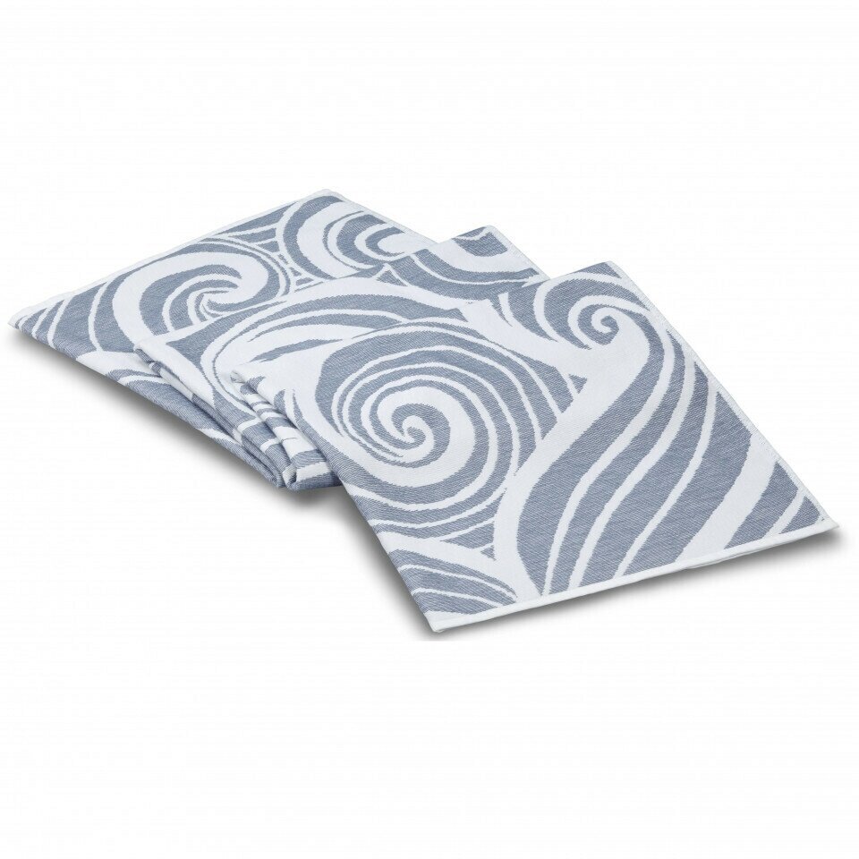 Полотенце пляжное Hamam Sea Surf 100x180см, цвет голубой - фото №1