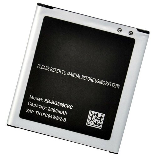 Аккумулятор для телефона Samsung EB-BG360CBE ( G360H/G361H/J200H ) аккумулятор для samsung eb bg360cbe g360h g361h j200h премиум battery collection