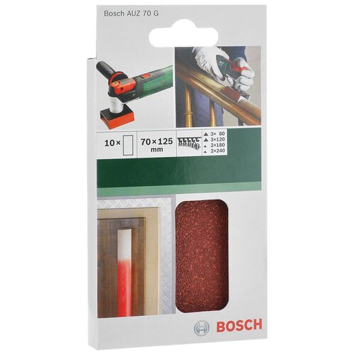Bosch 10 шлифовлистов Д/omt-шлифколодки AUZ70G 2609256D33
