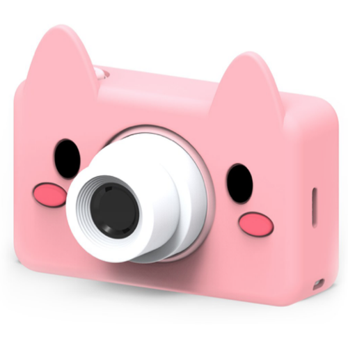 Детский цифровой фотоаппарат / камера с картой памяти 16Gb / Kids Camera Zoo Family (Хрюша)