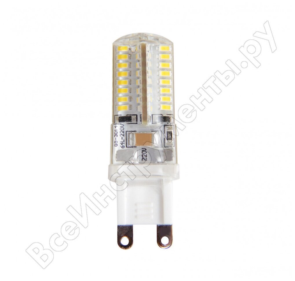 фото Лампа Jazzway PLED-G9 7w 2700K 400Lm 175-240V пластик d16x50мм 1039064B 16091657