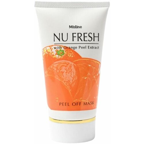 Mistine Маска-плёнка для лица от угрей, прыщей и пигментации / Nu Fresh with Orange Peel Extract Peel off Mask, 50 г