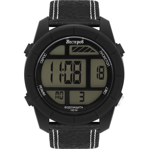 Наручные часы Нестеров H2578A38-0EA, белый, черный часы наручные нестеров h2578a38 0e