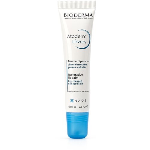 BIODERMA Восстанавливающий бальзам для губ Atoderm 15 мл bioderma восстанавливающий бальзам для губ atoderm 15 мл