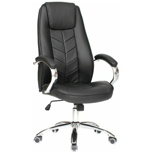 Кресло для руководителя Хорошие кресла Bent, обивка: искусственная кожа, цвет: экокожа черная
