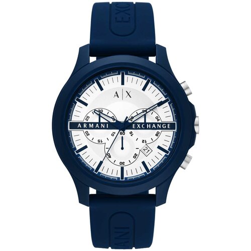 Наручные часы Armani Exchange Hampton, белый, синий